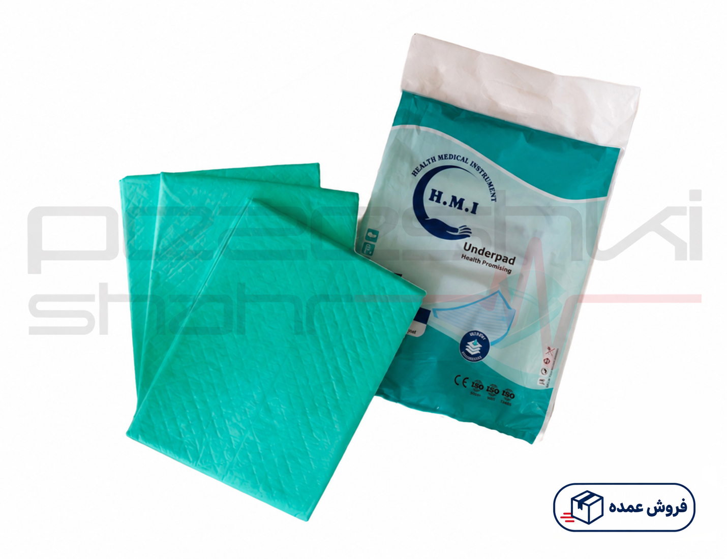 زیرانداز بهداشتی بیمار HMI سایز 60×90 بسته 5 عددی